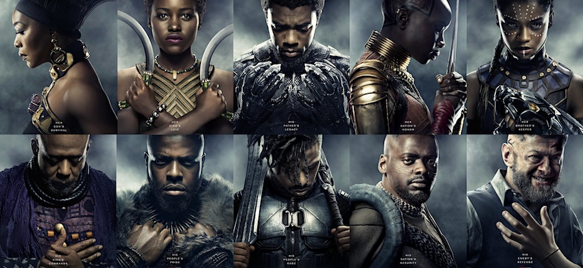 black_panther_character_posters_on_olivec